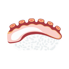 seafood sushi vector illustration design