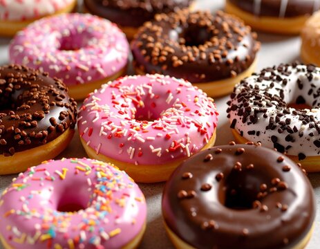 donuts with sprinkles