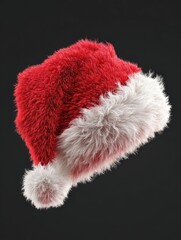santa claus hat isolated on transparent background