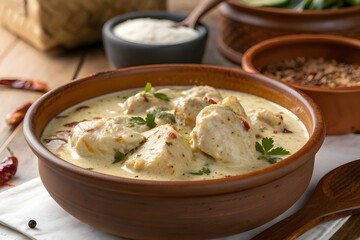 chicken boneless malai handi 