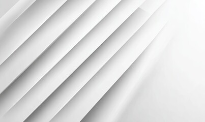Obraz premium Abstract white layered diagonal stripes