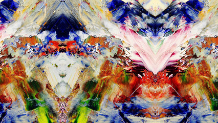 Abstract art background . Hand painting artwork on canvas .