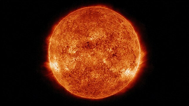 Detailed View Of The Sun's Surface