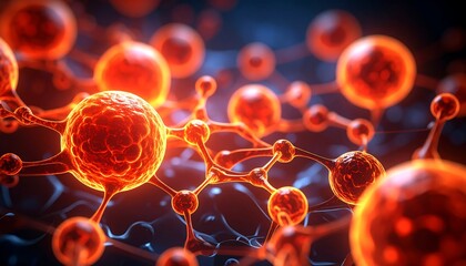 Fiery molecular structure