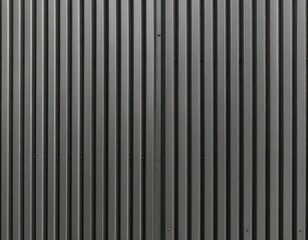 Dark gray corrugated metal wall texture