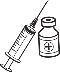 syringe with needle