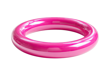 Pilates ring on a white background