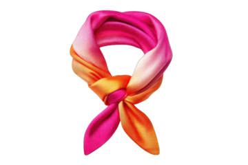 Tie-dye bandana, vibrant colors