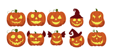 Halloween Pumpkin Illustration