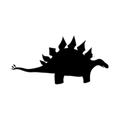 silhouette dinosaur