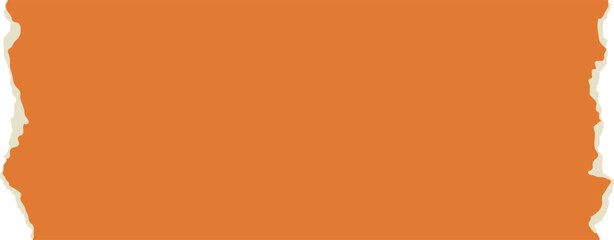 yellow torn paper rectangle with ripped edges for creative background design. Rough grunge tear effect perfect for banners, posters, and scrapbooking. Vector ripped sheet template illustration.