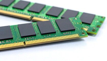 Close-up of two RAM sticks