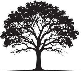 tree silhouette Vector | Minimalist & Trendy tree Silhouette Design | Unique & Stylish tree Artwork for Vector design
