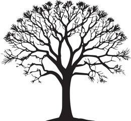 tree silhouette Vector | Minimalist & Trendy tree Silhouette Design | Unique & Stylish tree Artwork for Vector design
