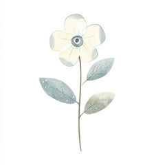 a cute Forget me not flower