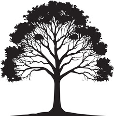 tree silhouette Vector | Minimalist & Trendy tree Silhouette Design | Unique & Stylish tree Artwork for Vector design