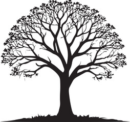 tree silhouette Vector | Minimalist & Trendy tree Silhouette Design | Unique & Stylish tree Artwork for Vector design