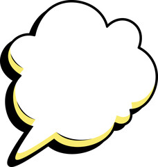 Cartoon Speech Bubble