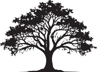 tree silhouette Vector | Minimalist & Trendy tree Silhouette Design | Unique & Stylish tree Artwork for Vector design