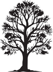 tree silhouette Vector | Minimalist & Trendy tree Silhouette Design | Unique & Stylish tree Artwork for Vector design