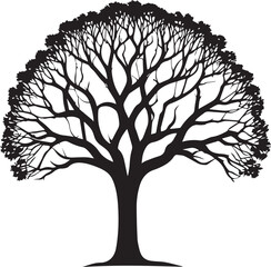 tree silhouette Vector | Minimalist & Trendy tree Silhouette Design | Unique & Stylish tree Artwork for Vector design