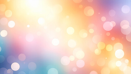 淡い光の玉ボケパステル背景