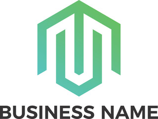 Creative and Minimal Business logo editable vector