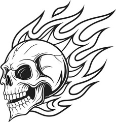 skull tattoo design