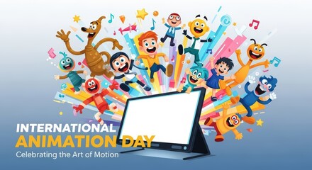 Celebrating International Animation Day with Creative Fun and Digital Art