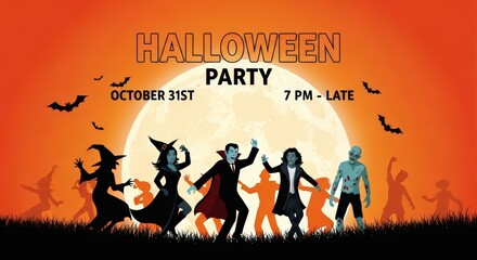 Spooky Halloween Party Celebrates Autumn Night