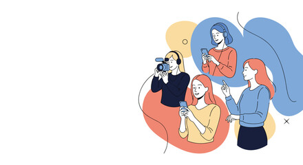 Digital content creation and communication among diverse young women using modern technology platforms