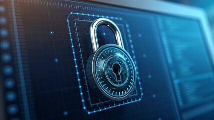 AI support enhances financial institutions customer service and security with digital lock protection for secure banking systems - Powered by Adobe
