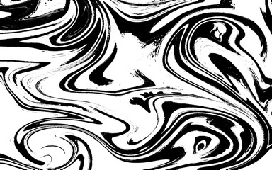 liquid abstract background with oil painting streaks and watercolor marble