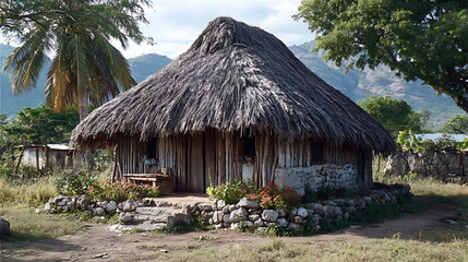 traditional house in the village