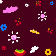 Abstract Flower background suitable for home decore and wallpaper purpose
