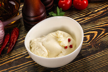 Italian soft young cheese burrata