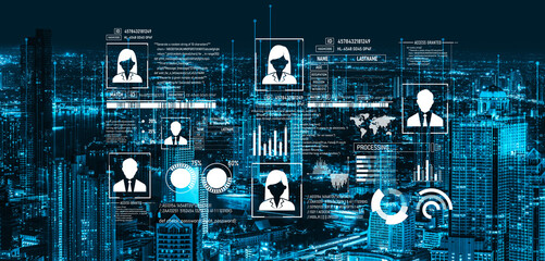 ID security ensures personal data protection with secure login systems, digital identity...