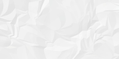 Wrinkle ripped creased white crumple aged closeup craft document grunge recycling paper background.	