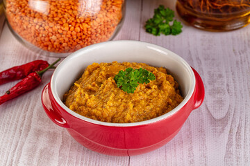 Indian cuisine - Lentil vegan dal