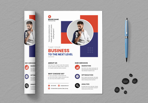 Corporate Business Flyer Layout