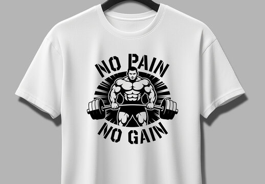 Gym T Shirt Design Template