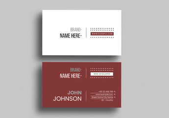Minimalist Business Card Template