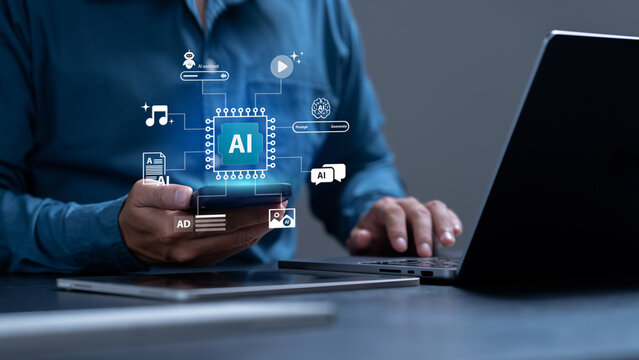 AI Content Generation and AI-Powered Social Media Automation for SEO articles, AI Assistant created generate art, text, video, audio and review in content marketing. digital marketing, advertising. - Powered by Adobe