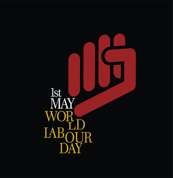 World labour day graphic representation.