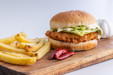 チキンバーガー