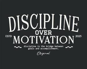 Vintage elegant motivational typography design print for jersey, t-shirt, or wall art design - vector