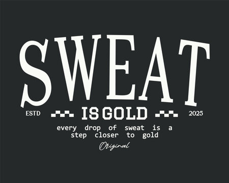 Vintage elegant motivational typography design print for jersey, t-shirt, or wall art design - vector