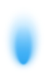 Blue Glowing Light Effect Oval Shape Illustration