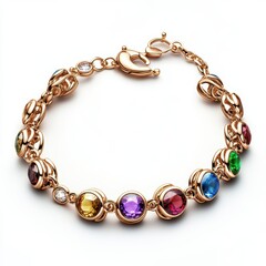 Obraz premium A luxury rose gold charm bracelet 