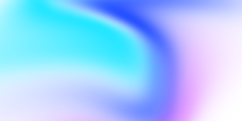 Blue and cyan gradient wave minimal abstract shape, wallpaper, transparent background